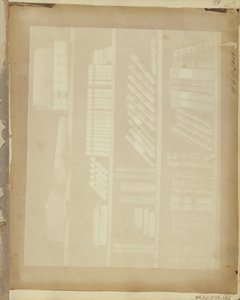 4つの棚の本。 作： William Henry Fox Talbot
